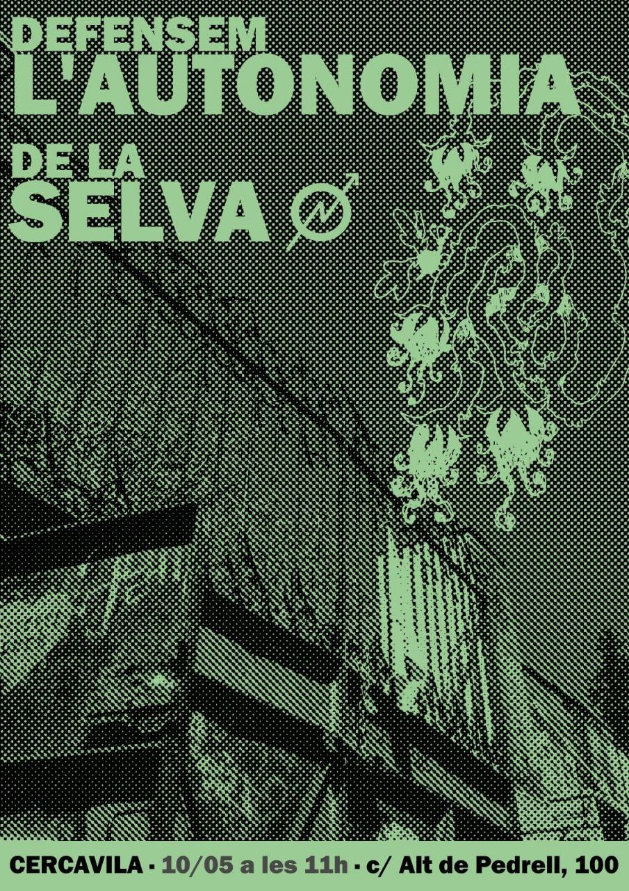 Cartell cercaviila 10maig per defensar La Selva