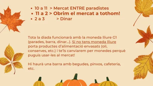 Cartell del mercat del 10 de maig