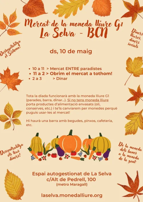 Cartell del mercat del 10 de maig